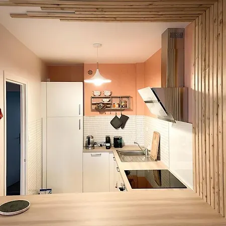 Au85, Bel Appartement, Vue Ocean, Pied De La Apartment Saint-Jean-de-Monts